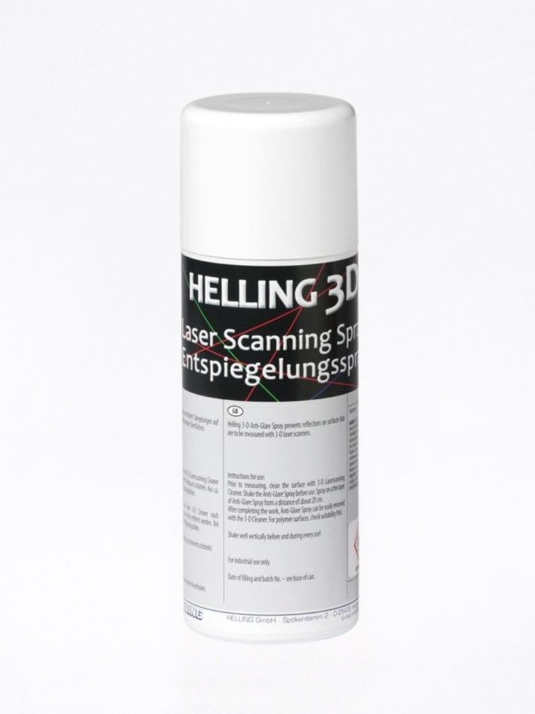 Helling 3D – Spray Opacizzante Antiriflesso per Scanner 3D