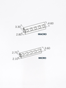 Dolder® System Femmina E L50 Misure Macro - Micro