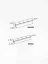 Dolder® System Femmina T L47.5 Micro - Macro Misure