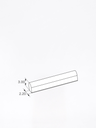 Dolder® System Maschio E L25 (macro, rigida) Misure